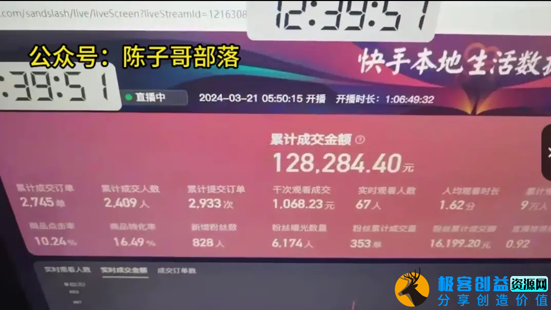 图片[3]|快手无人团购带货野核玩法，一天4位数 无任何门槛|优聚轻创