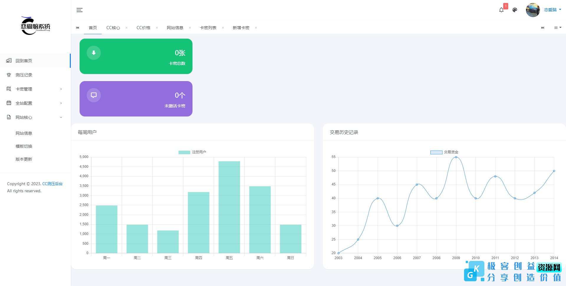 图片[3]|网站cc测压前后台源码界面简介无对接接口|优聚轻创