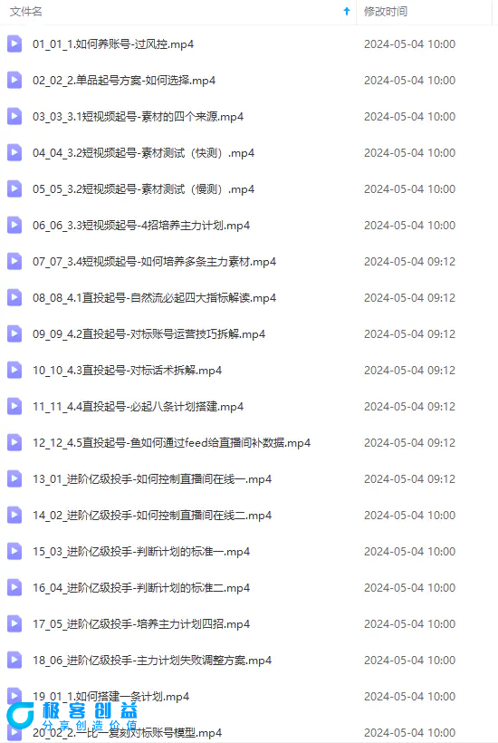 图片[2]|2024单品正价起号，直播素材投流选品：选品课+投流课+素材课+卡首屏/100节|优聚轻创