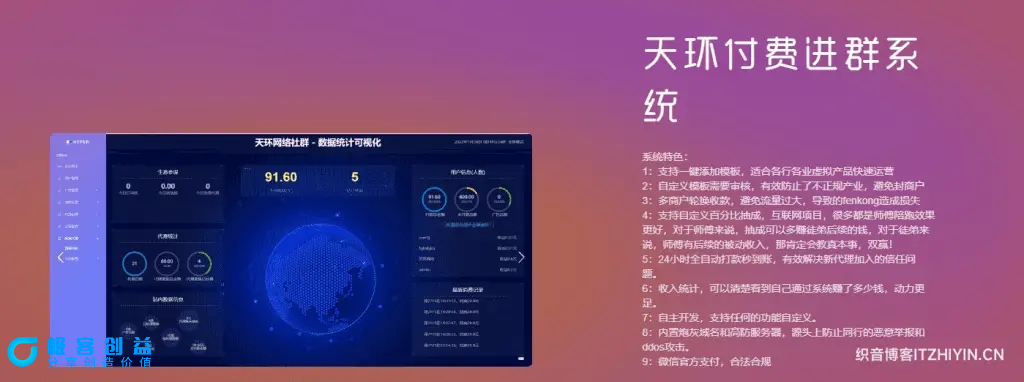 图片[1]|天环付费进群系统源码V2.0|优聚轻创