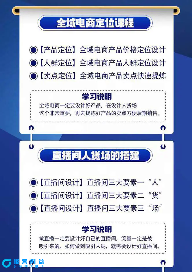 图片[3]|全域电商-粗暴玩法课：10亿销售经验干货分享！定位/免费起号/千川投流|优聚轻创