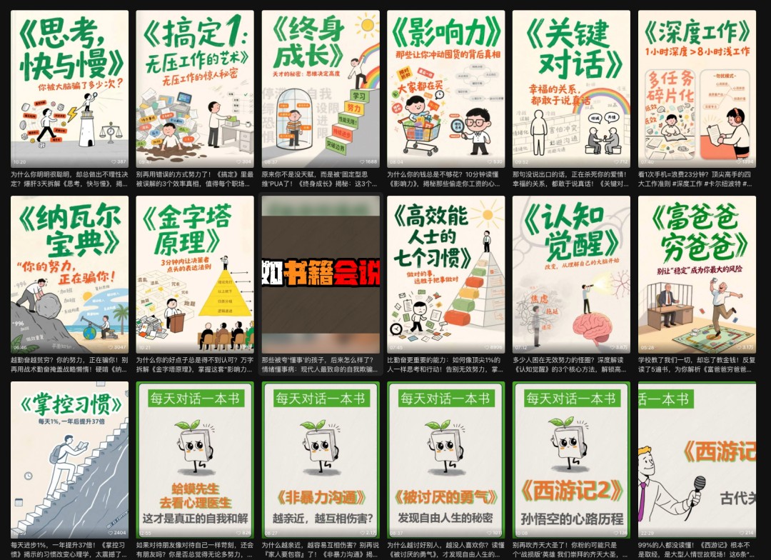 利用扣子工作流制作AI视频工具，一键制作“假如书籍会说话”爆款视频保姆级教程|优聚轻创