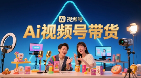 风口已至！AI视频号带货轻松月入过1W，99%的普通人却卡在内容制作门槛|优聚轻创