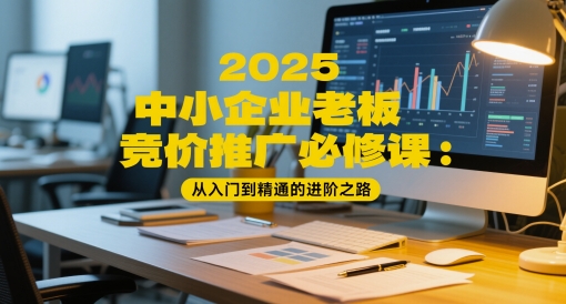 2025中小企业老板竞价推广必修课：从入门到精通的进阶之路|优聚轻创