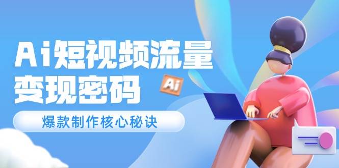 Ai短视频流量密码，爆款制作核心秘诀，120万案例深度解析|优聚轻创